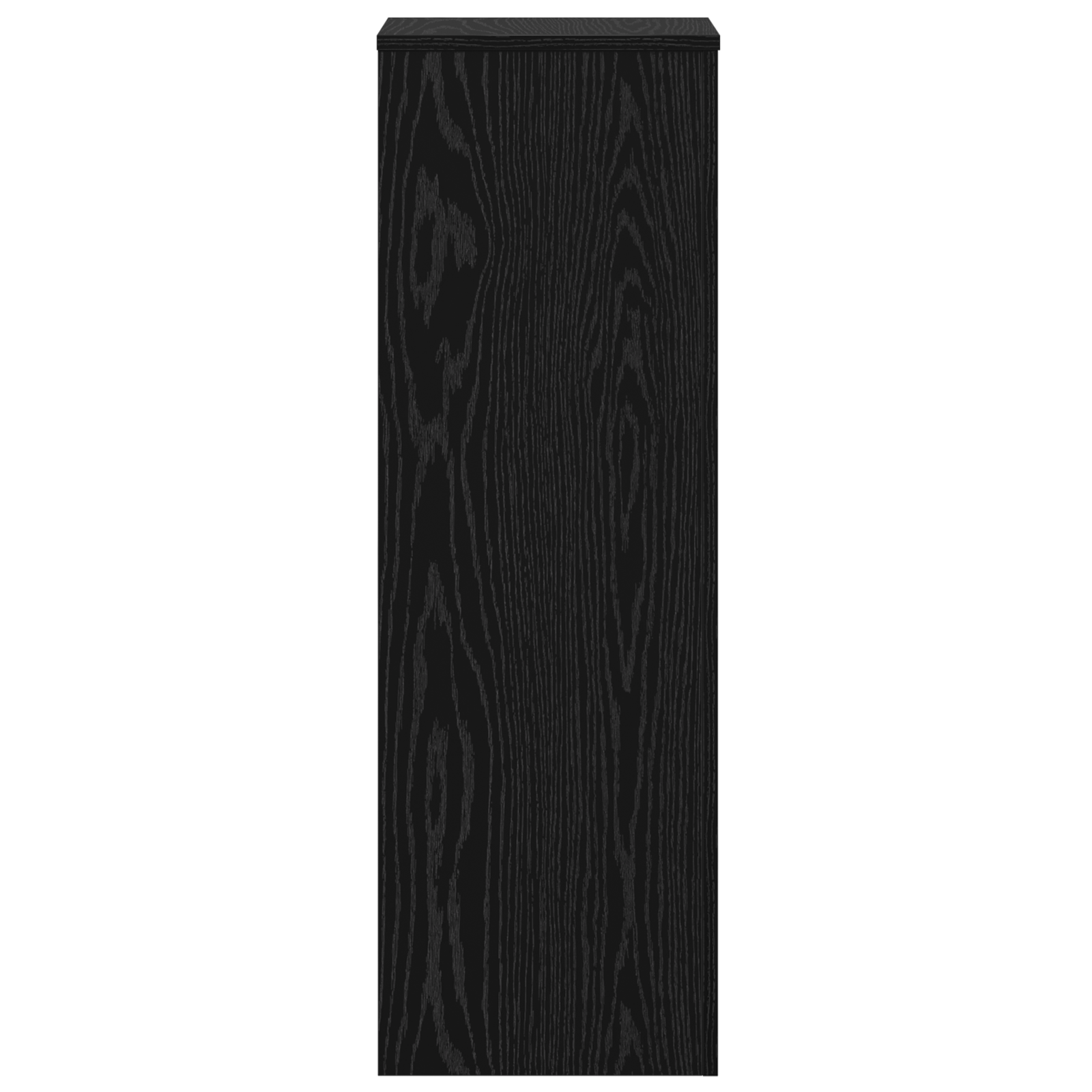 Supporti per Piante 2 pezzi Rovere Nero 33x33x100 cm Legno ingegnerizzato