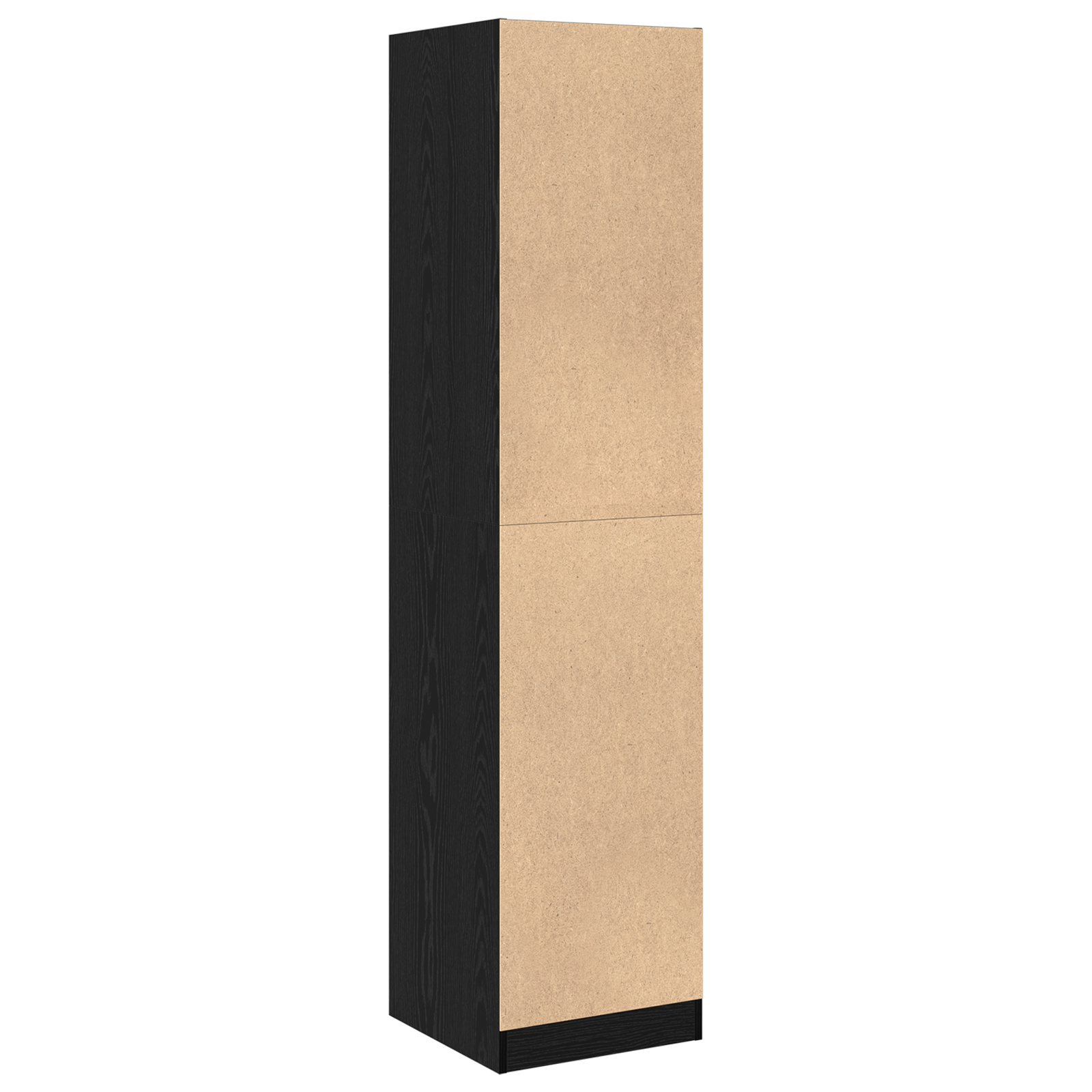 armadio da farmacia rovere nero 40x41x174,5 cm legno ingegnerizzato