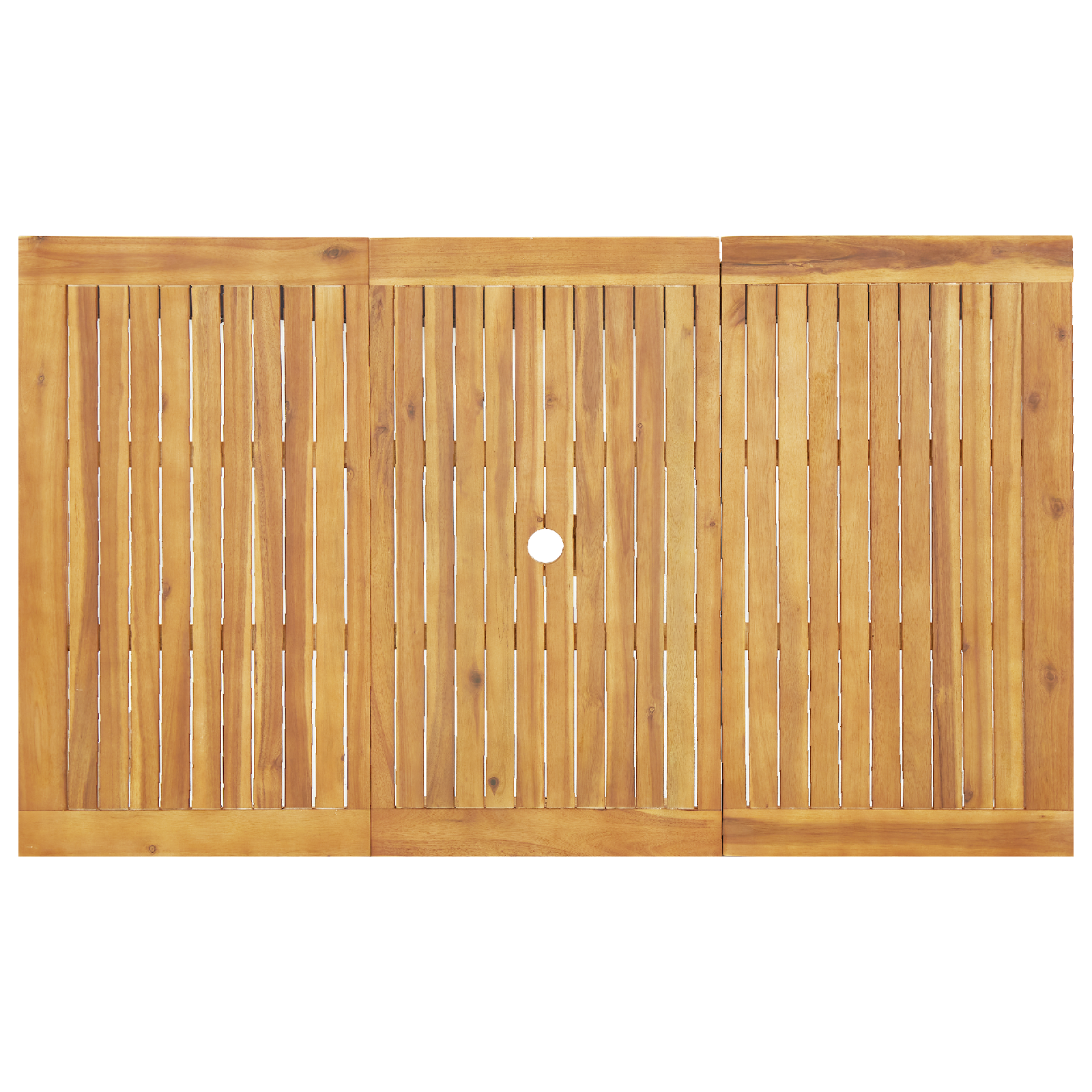 Set da Pranzo da Giardino 5 Pezzi in Legno Massello di Acacia