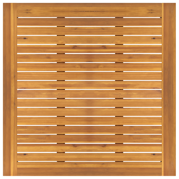 Set da pranzo giardino  in legno massello di acacia da 3 pezzi