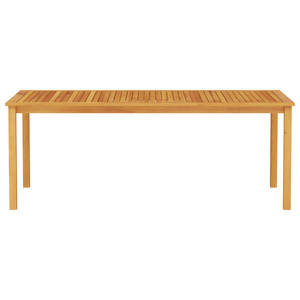 Set da pranzo da giardino 9 pezzi in legno di acacia massello