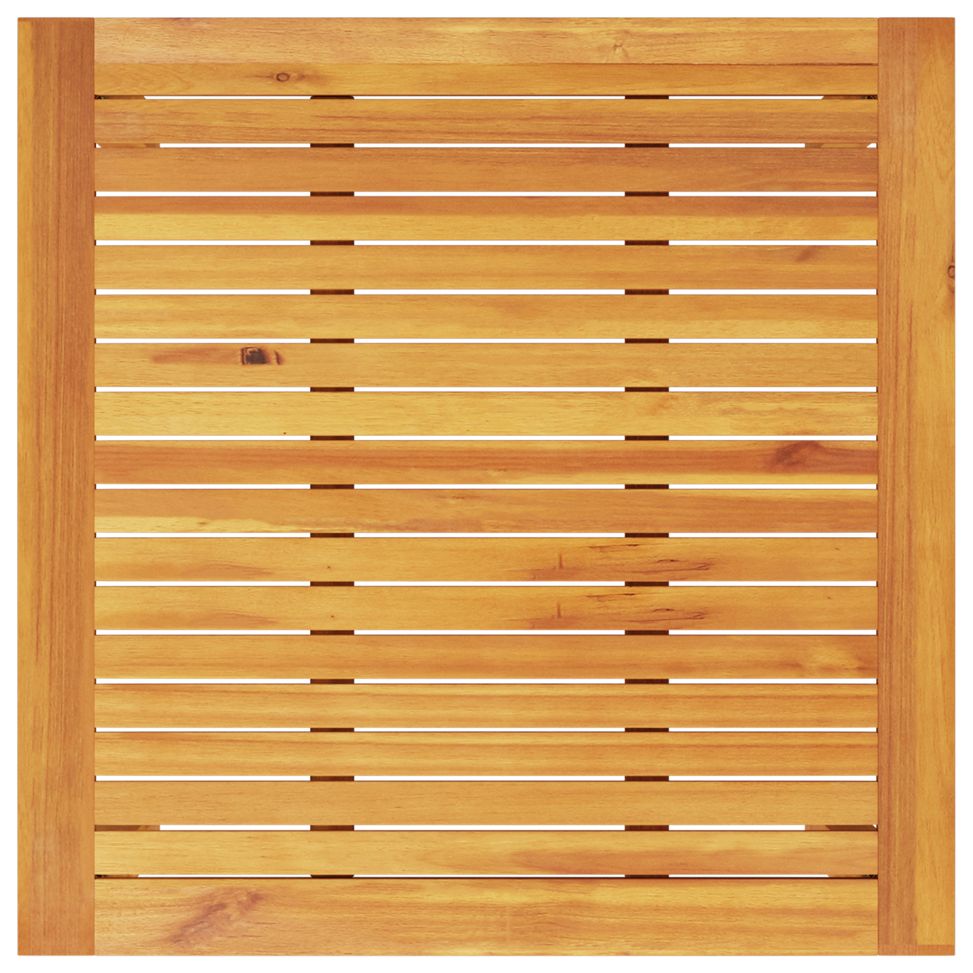 Set da Pranzo da Giardino 3 Pezzi in Legno Massello di Acacia