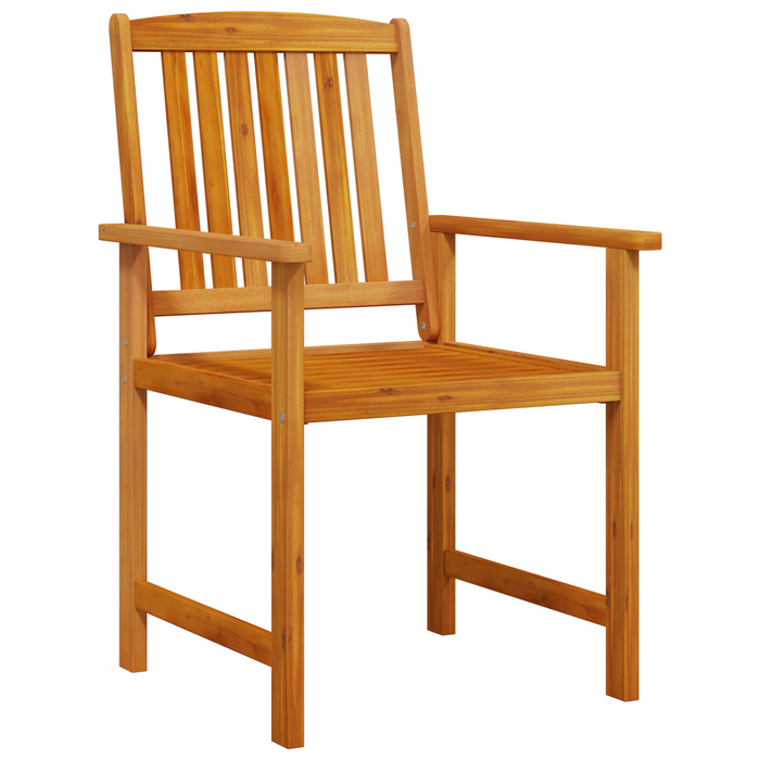 Set da pranzo da giardino 7 pezzi in legno massello di acacia