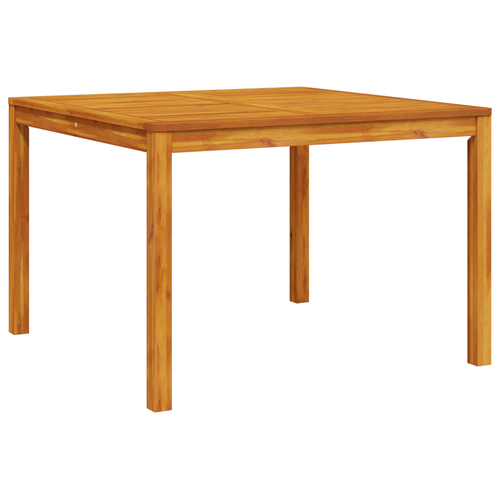 Set pranzo giardino 5 pezzi in legno massello di acacia