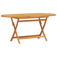 Set da pranzo per giardino 5 pezzi in legno massello di acacia