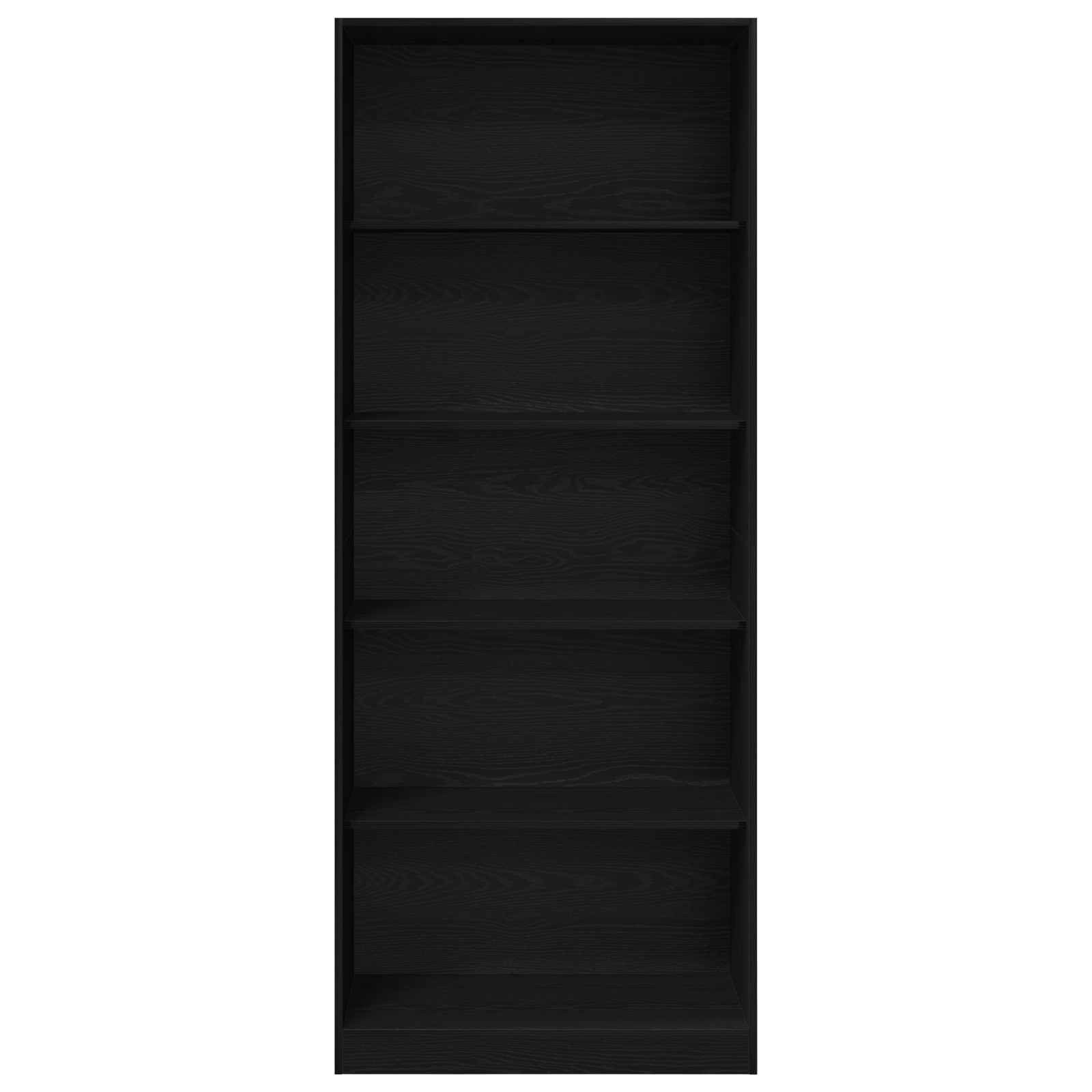 Armadio Rovere Nero Set di 2 Rovere Nero Truciolare