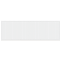 Tavolo da Giardino Bianco 300x100x73 cm Poly Rattan