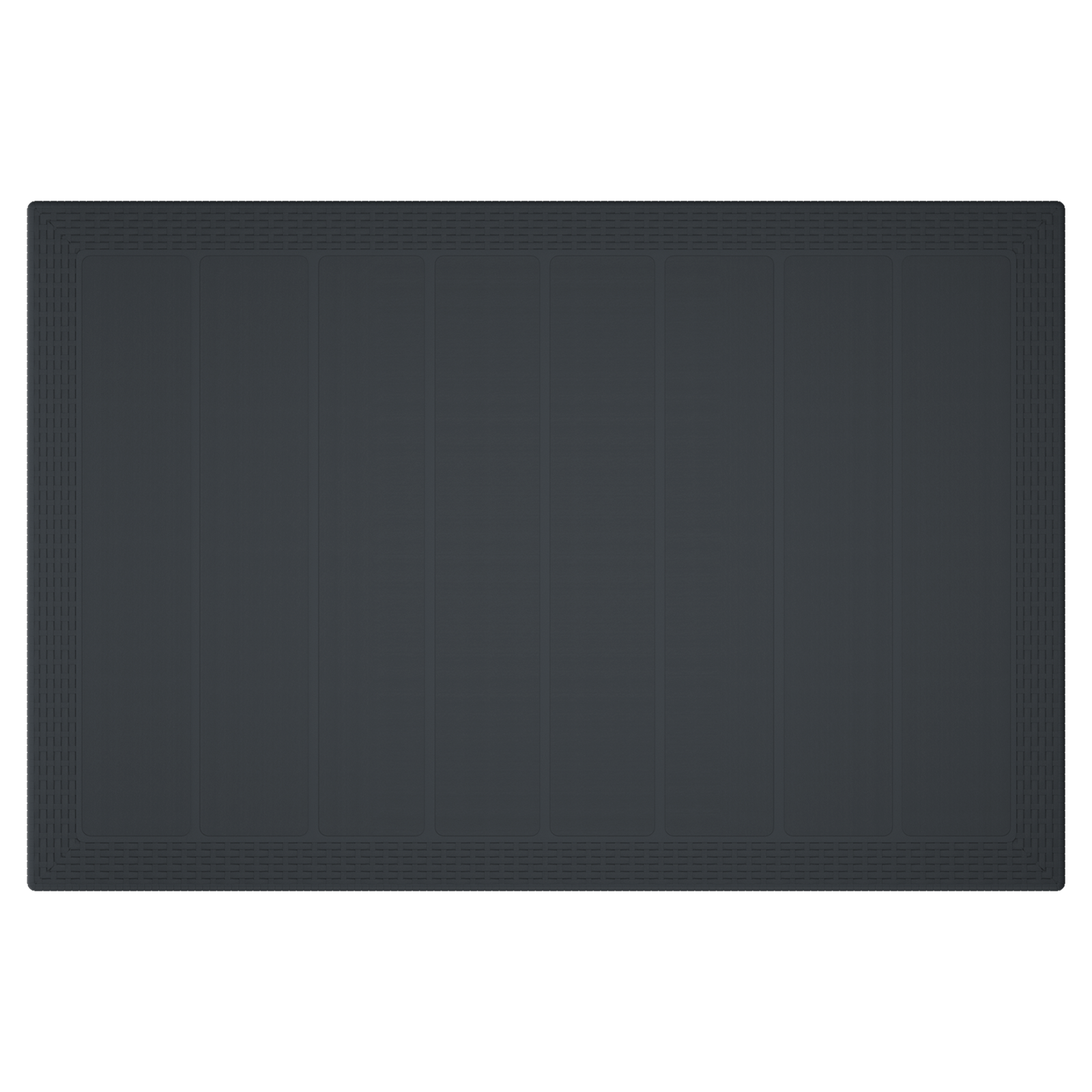 Set da Pranzo da Giardino in 7 Pezzi con Cuscini Antracite Polyrattan