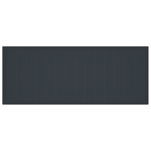 Set da Pranzo per Giardino 11 Pezzi con Cuscini Antracite Polyrattan