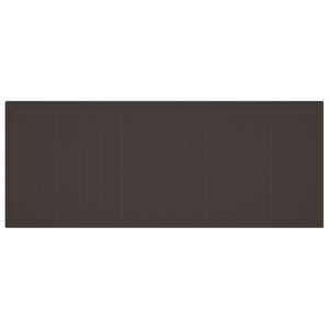 Set da Pranzo da Giardino di 11 Pezzi con Cuscini Marrone Rattan Polimerico