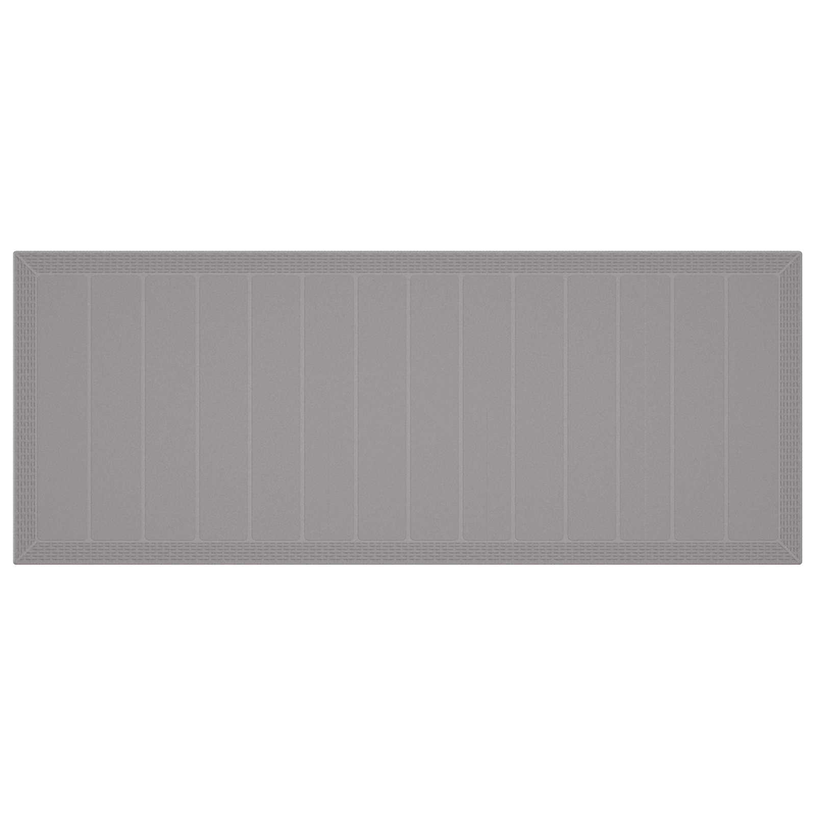 Set da Pranzo per Giardino 11 Pezzi con Cuscini Rattan Sintetico Grigio Chiaro