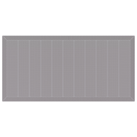 Set da pranzo da giardino da 7 pezzi con cuscini Grigio Chiaro Polyrattan