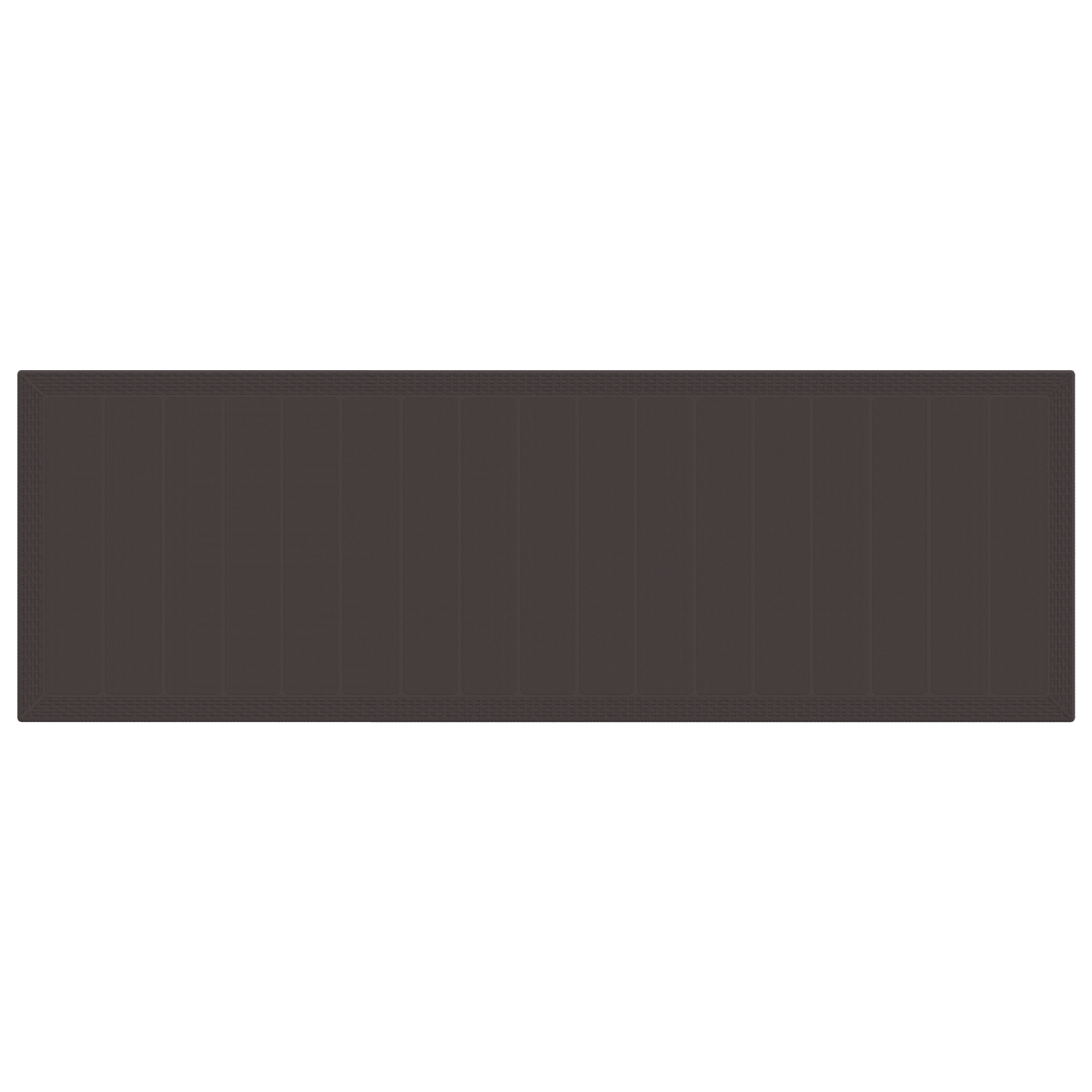 Set da Pranzo da Giardino  11 Pezzi in Rattan Poliestere Marrone