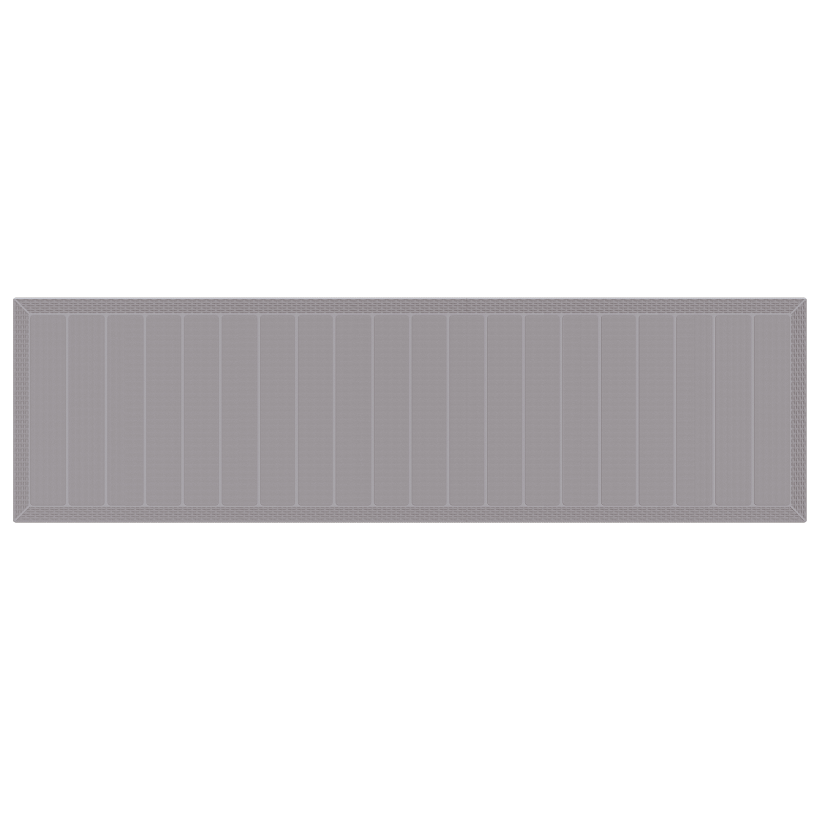 Set da Pranzo da Giardino  da 13 Pezzi con Cuscini Grigio Chiaro Polyrattan