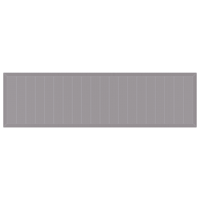 Set da Pranzo da Giardino  da 13 Pezzi con Cuscini Grigio Chiaro Polyrattan