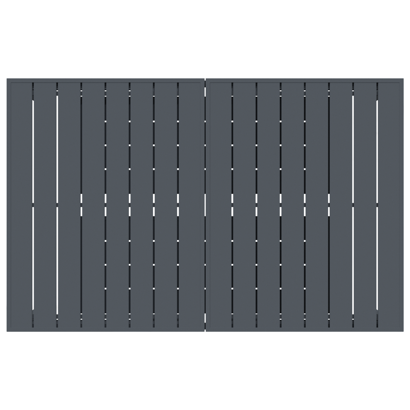 Set di mobili da corridoio  9 pezzi in acciaio antracite