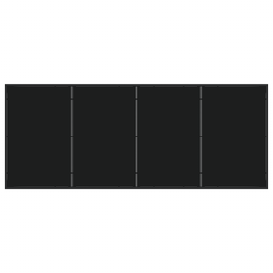 Set da Pranzo da Giardino 9 Pezzi con Cuscini in Rattan Nero