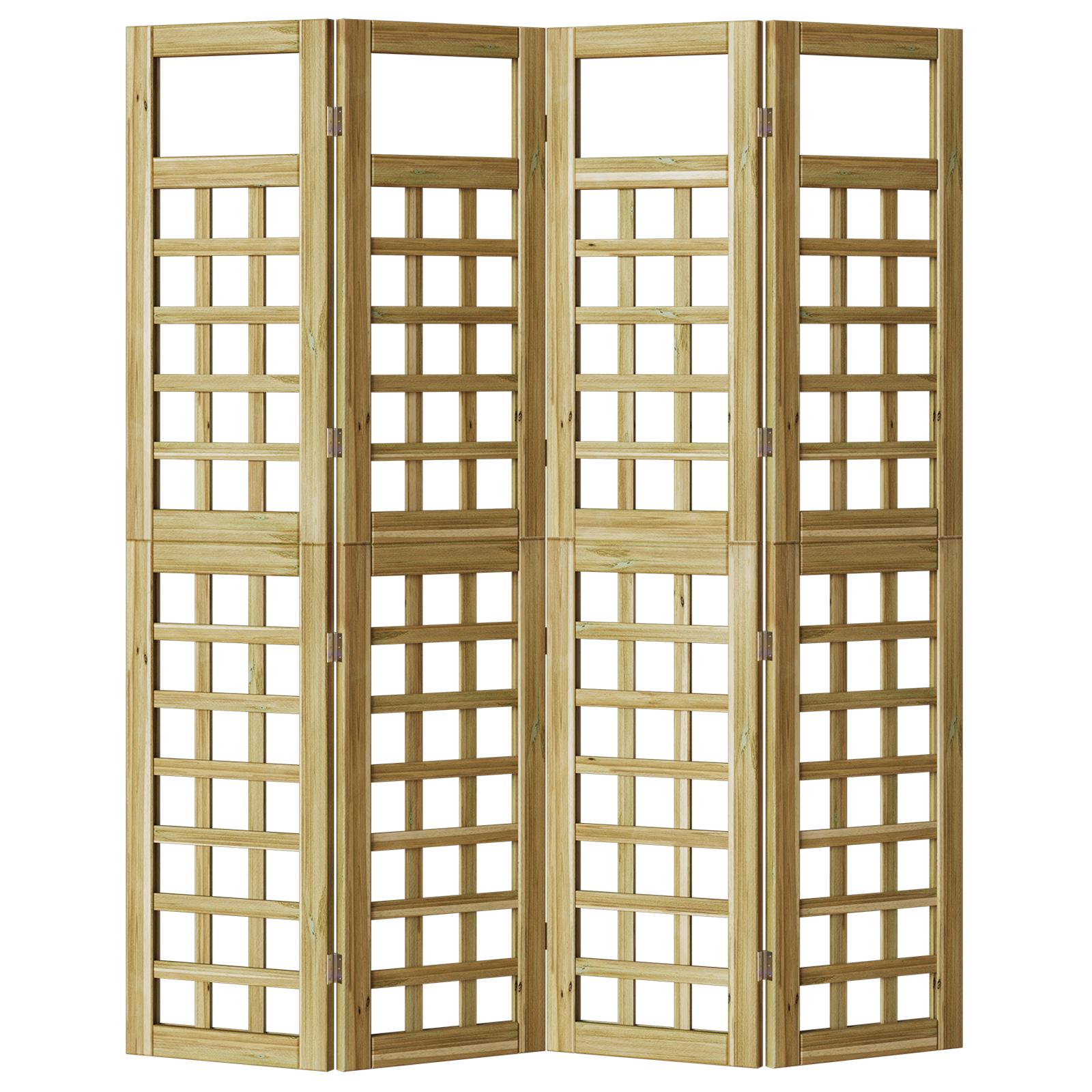 Schermo per Privacy Esterno  4 pannelli in legno di pino