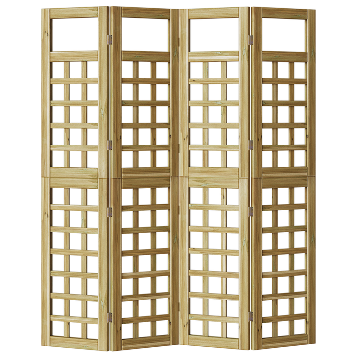 Schermo per Privacy Esterno  4 pannelli in legno di pino