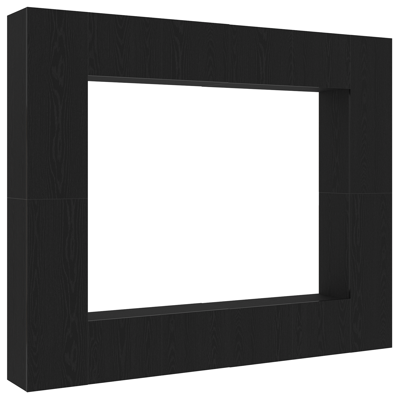 Set di 8 mobili TV  in rovere nero e legno ingegnerizzato