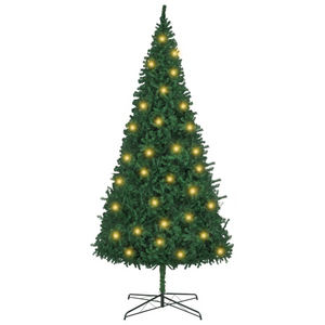 Albero di Natale artificiale preilluminato 400 cm Verde