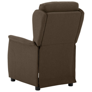 Poltrona Recliner  Marrone 67,5x93,5x101,5 cm Tessuto