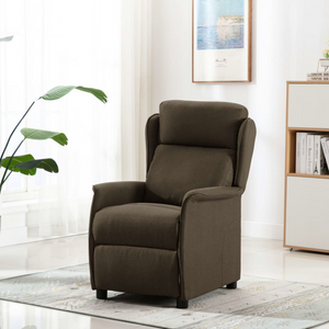 Poltrona Recliner  Marrone 67,5x93,5x101,5 cm Tessuto