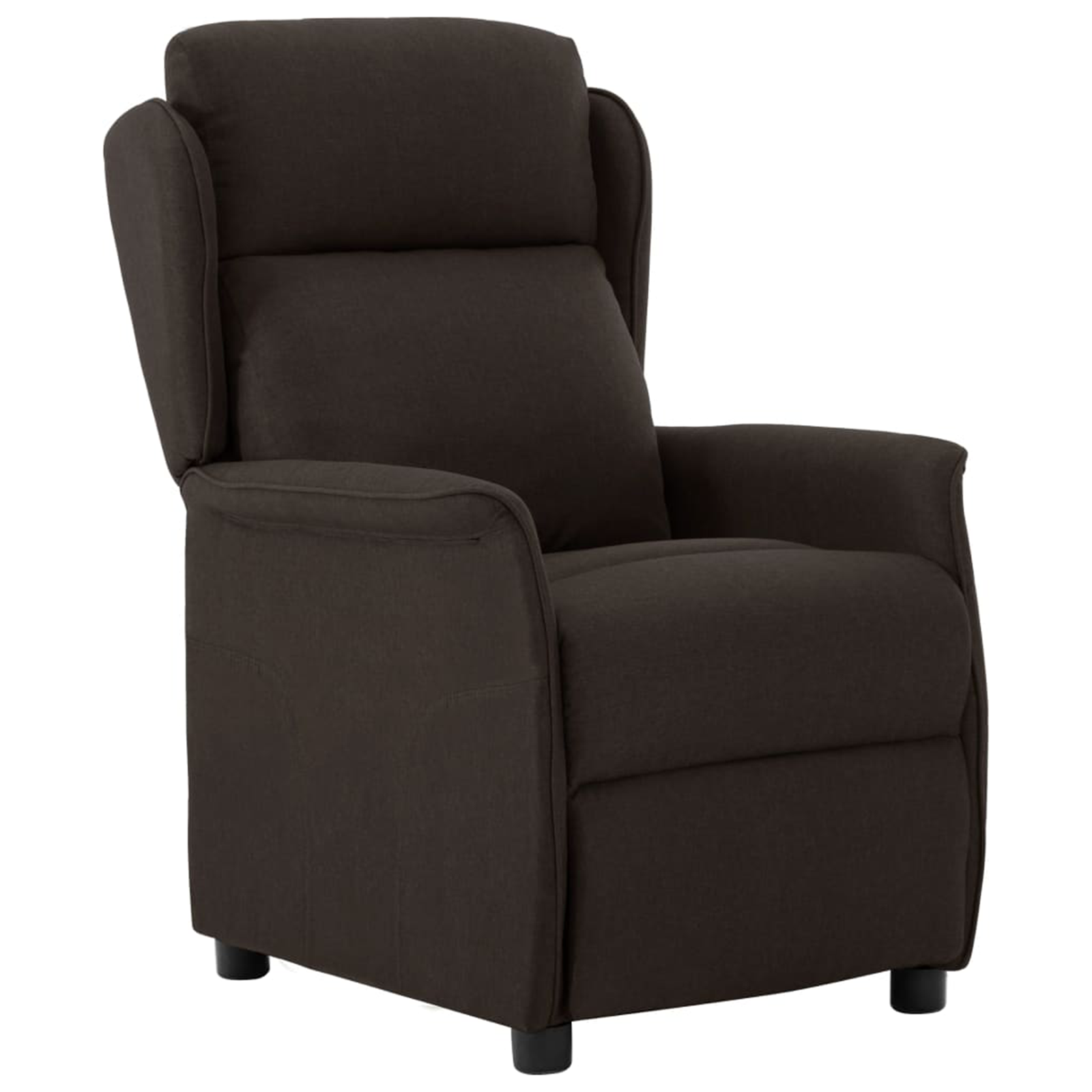 Poltrona Recliner  Marrone Scuro 67,5x93,5x101,5 cm Tessuto