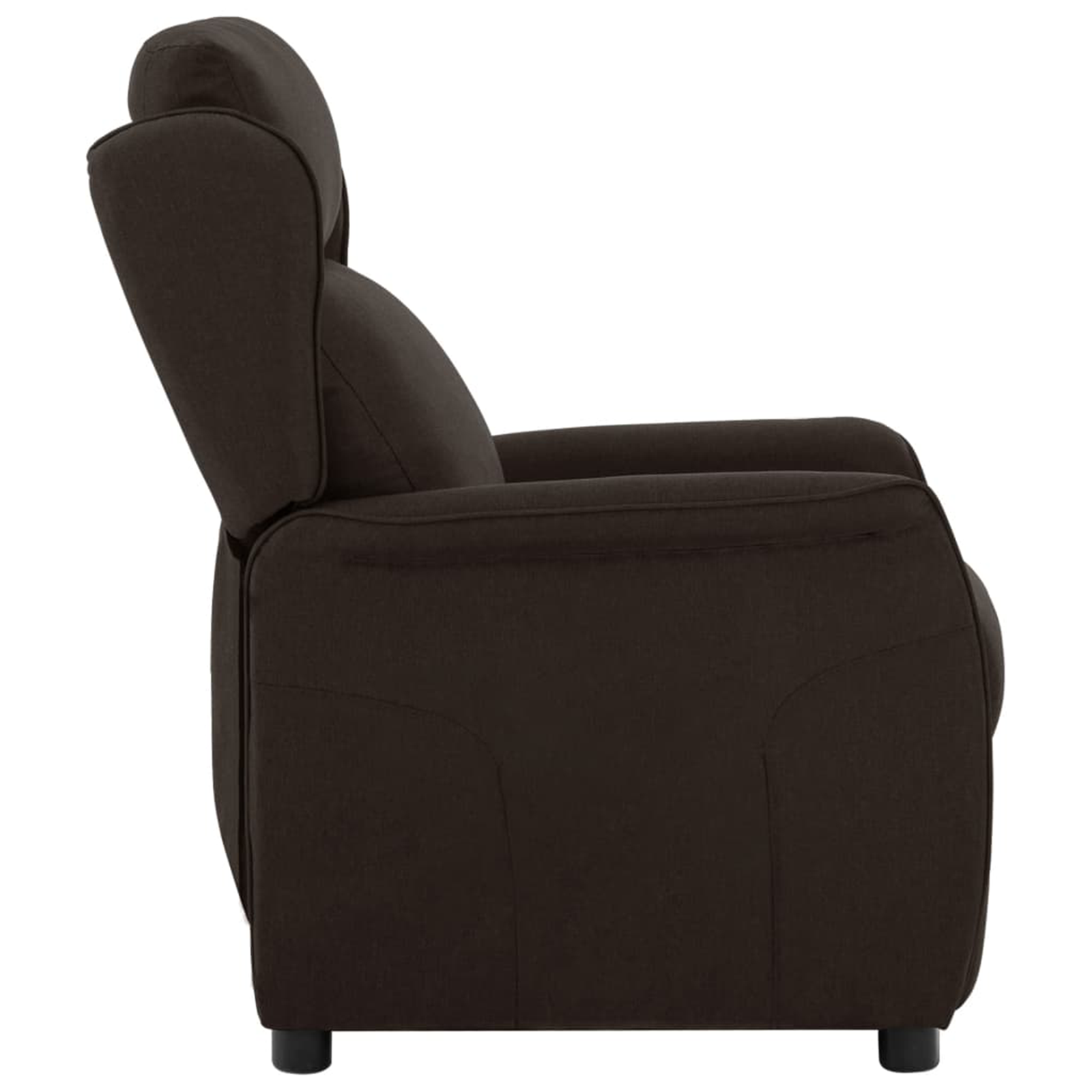 Poltrona Recliner  Marrone Scuro 67,5x93,5x101,5 cm Tessuto