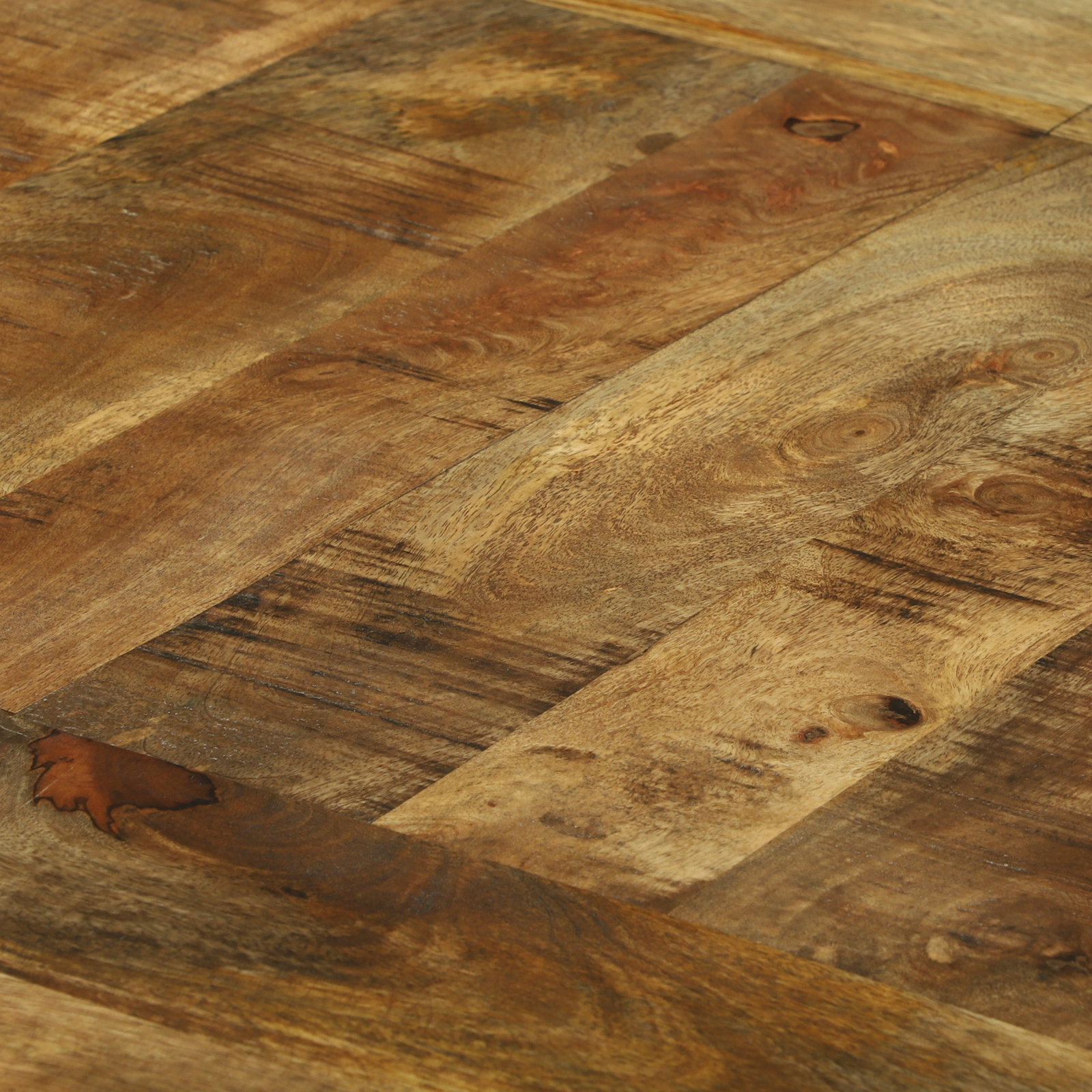 Tavolo da pranzo rotondo Ø160x76 cm Legno massello di mango grezzo