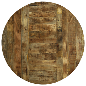 Tavolo da pranzo rotondo Ø160x76 cm Legno massello di mango grezzo