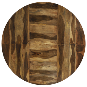Tavolo da pranzo rotondo Ø160x76 cm in legno massello di acacia