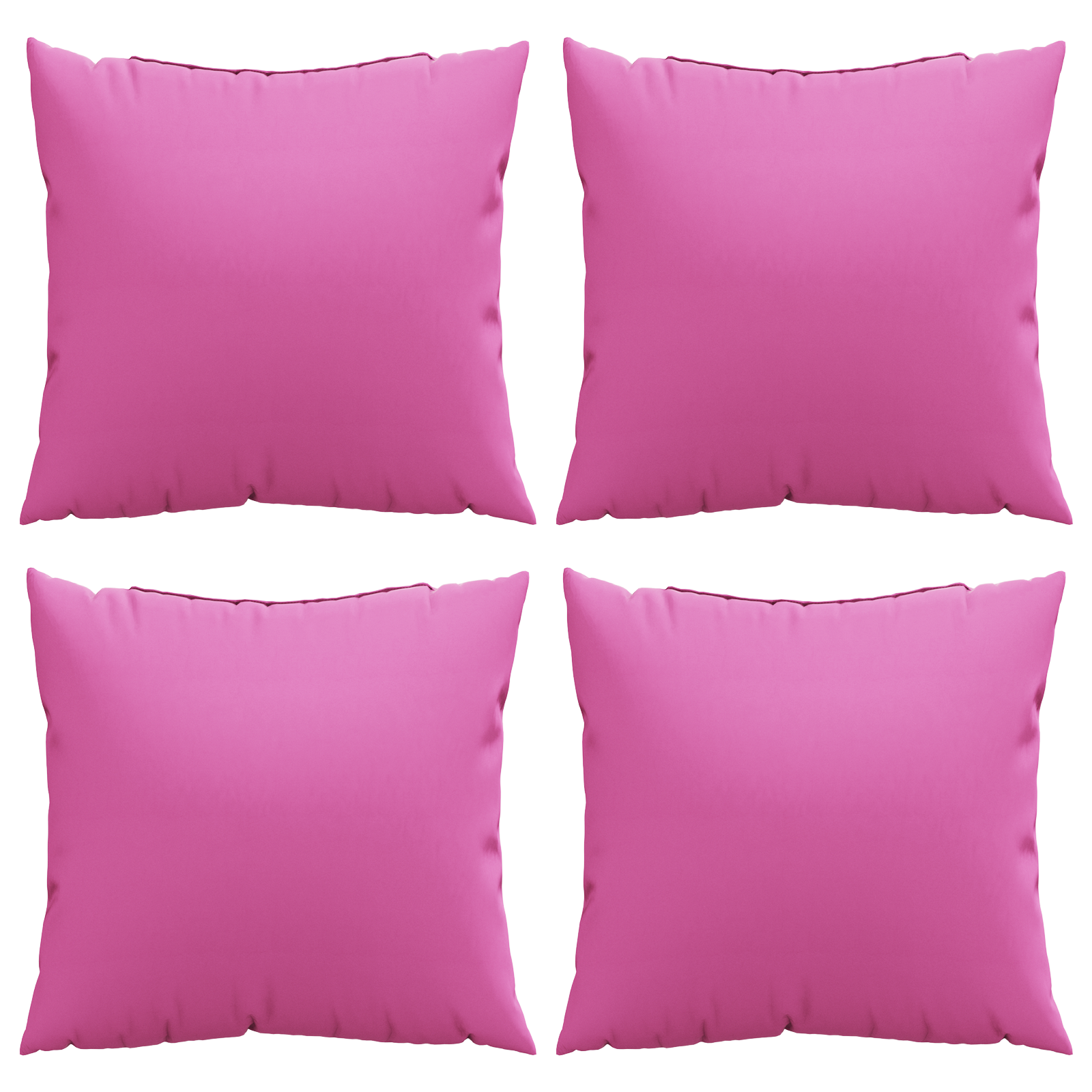 Fodere per cuscini 4 pz Rosa 60x60 cm Tessuto
