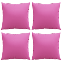 Fodere per cuscini 4 pz Rosa 60x60 cm Tessuto