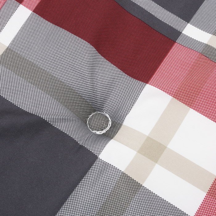 Cuscini rossi per sedia Motivo a quadri rossi Cotone misto Standard