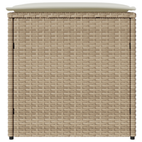 Box Stoccaggio Beige e bianco crema