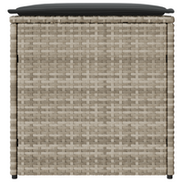 Scatola di Stoccaggio Esterna Grigio chiaro e grigio scuro