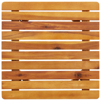 Tavolino 45x45x40 cm in legno massello di acacia