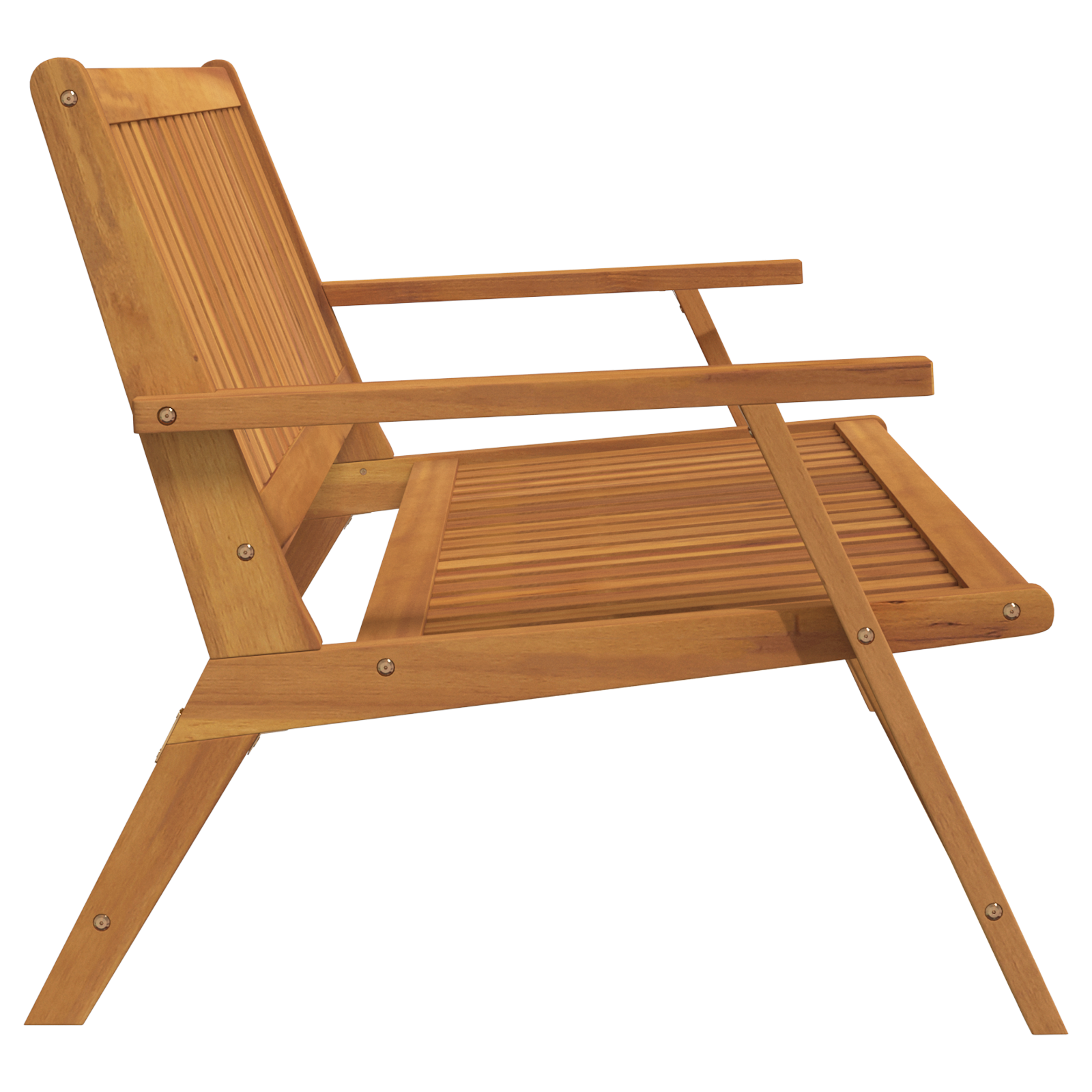 Sedie da Giardino 2 pz 76x67x73.5 cm Legno Massello di Acacia