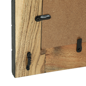 Specchi 2 pz 50x2x50 cm Legno Solido Acacia