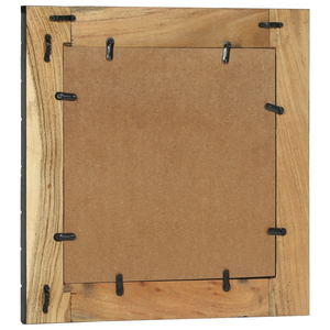 Specchi 2 pz 50x2x50 cm Legno Solido Acacia