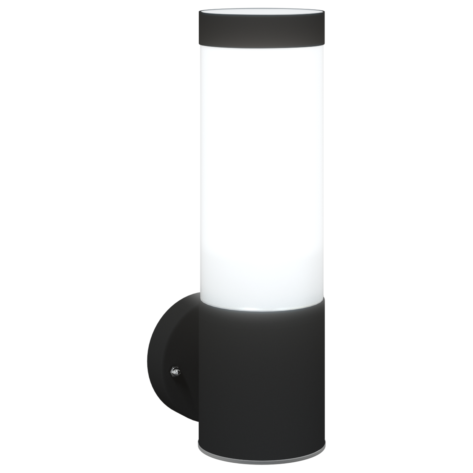 Lampade da parete vi daXL 2 pezzi Acciaio inox nero IP44
