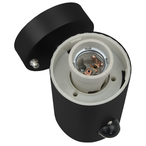 Lampade da esterno  con sensore 2 pezzi Acciaio inossidabile nero IP44