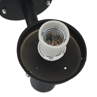 Lampade da parete da esterno 2 pezzi in acciaio inox nero IP44