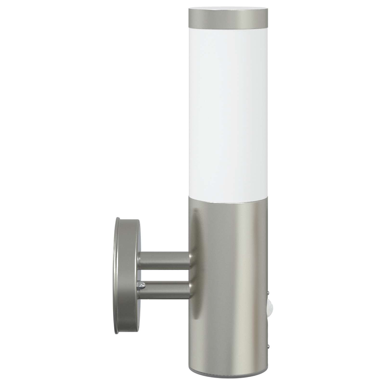Luce da Parete Esterna con Sensore Argento Acciaio Inossidabile IP44