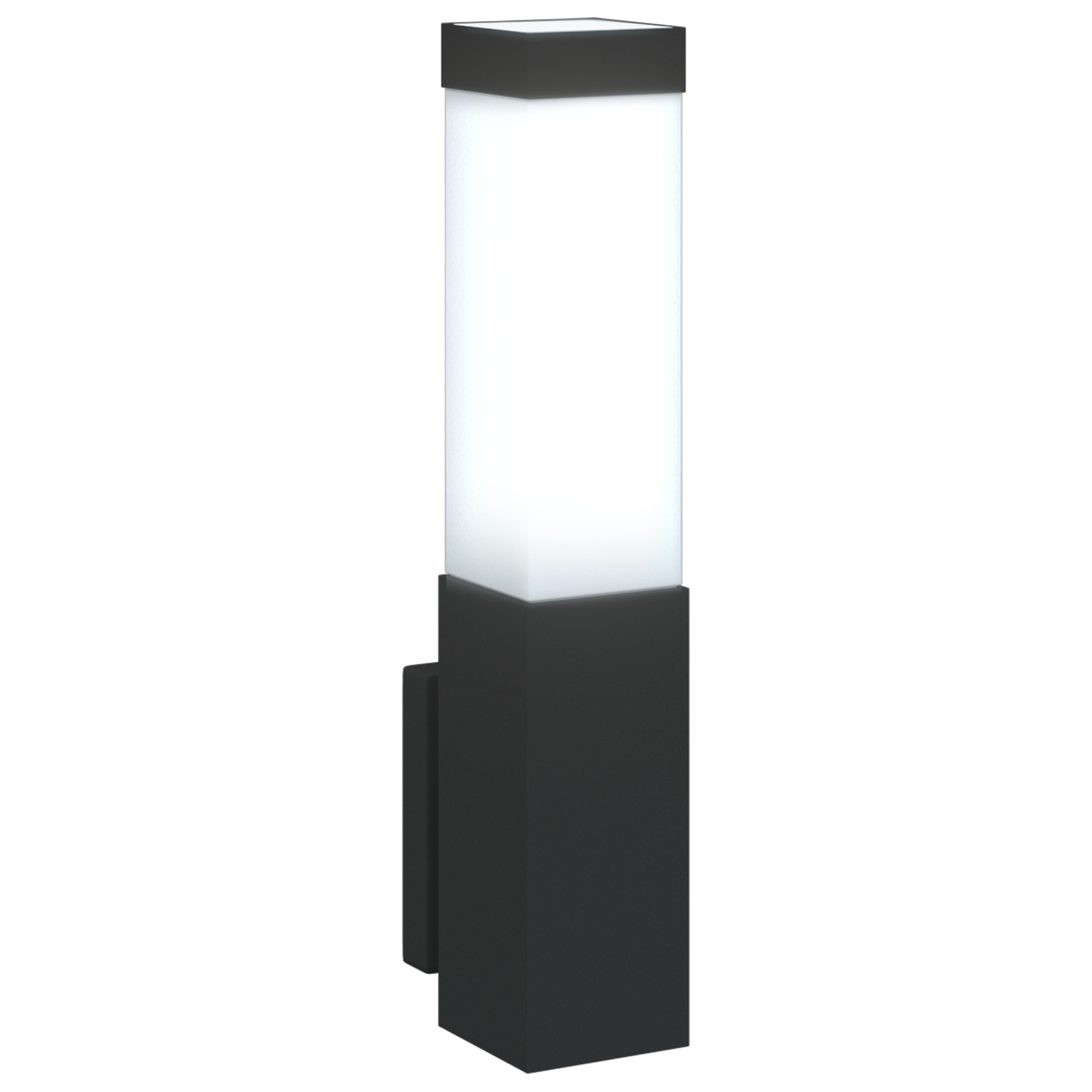 Lampade da Parete Esterno 2 pz Acciaio Inossidabile Nero IP44