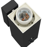 Luci da Parete da Esterno con Sensore 2 pz Acciaio Inossidabile Nero IP44