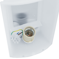 Lampada da Muro Esterno 2 pcs Argento Acciaio Inossidabile IP44