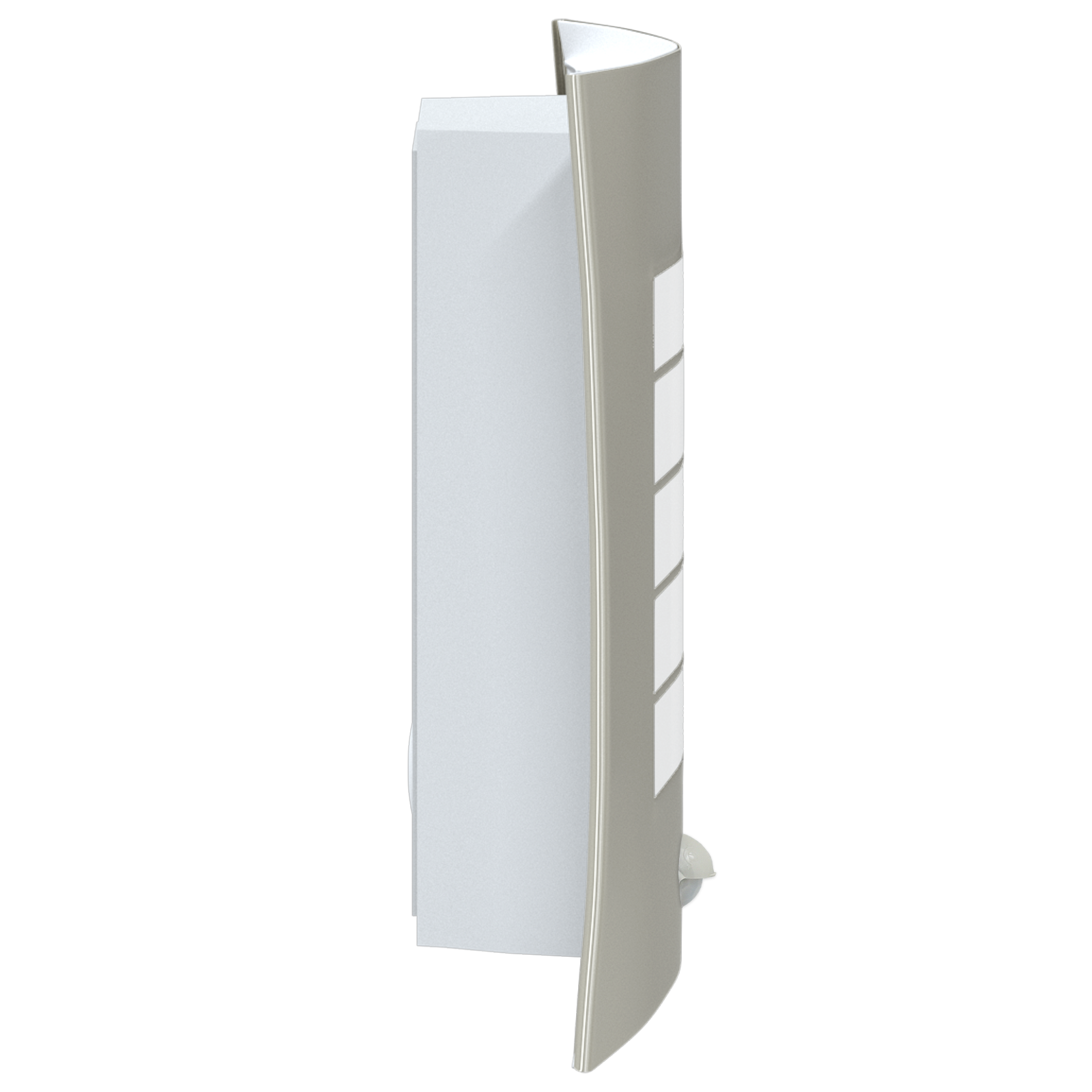 Lampade da parete esterne con sensore 2 pz Acciaio inox Argento IP44