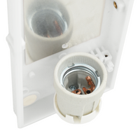 Luce da Parete Esterno Argento Acciaio Inox IP44